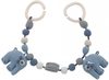 Sebra Häkel-Kinderwagenkette Fanto der Elefant powder blue (sebra)
