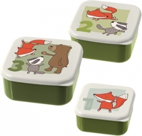 Sigikid 24988 3er Set Snackboxen Wald Friends (Sigikid,  H. Scharrer Koch GmbH)