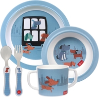 Sigikid 25244 Melamin Set blau