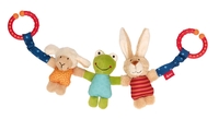 Sigikid 41438 Kinderwagenkette Hase-frog-sheep (Sigikid,  H. Scharrer Koch GmbH)