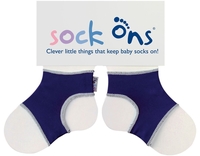 Sock Ons Babysöckchenhalter blau 0-6 Monate