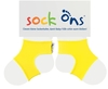 Sock Ons Babysöckchenhalter gelb