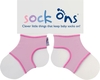 Sock Ons Babysöckchenhalter rosa 0-6 Monate