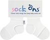 Sock Ons Babysöckchenhalter weiß 6-12 Monate