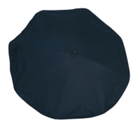 Sonnenschirm schwarz Silence Clip UV Schutz 50 72 cm