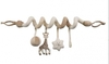 Sophie la girafe 220107 So Pure Kinderwagenkette / Bettchenspielzeug