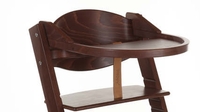 Spielbrett für Treppy 1013 walnut brown Kinderhochstuhl