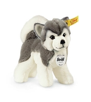 Steiff 104985 Bernie Husky 17 cm grau/ weiß