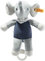 Steiff 242410 Eliot Elefant Spieluhr 22cm grau GOTS