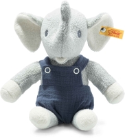 Steiff Elefant Eliot 26cm hellgrau GOTS