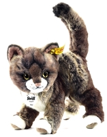 Steiff Katze Kitty 25 grau/beige stehend