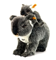 Steiff Koala mit Baby 31 grau/weiß gespritzt