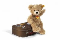 Steiff Teddybär Fynn beige mit Koffer 111471