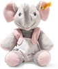 Steiff Trampili Elefant 24 cm grau / rosa