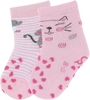 Sterntaler ABS-Krabbelsöckchen Katze (Doppelpack) 15/16 rosa