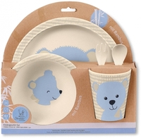 Sterntaler Bambus-Geschirr-Set Baylee blau