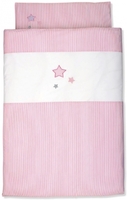Sterntaler Bettwäsche rose 100x135