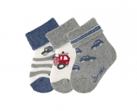 Sterntaler Erstlingssöckchen Fahrzeuge 3er Pack Gr.13-14