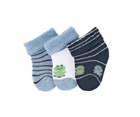 Sterntaler Erstlingssöckchen Frosch 3er Pack Gr.13-14