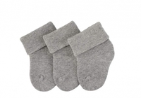 Sterntaler Erstlingssöckchen silber 3er Pack Gr.13-14