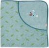 Sterntaler GOTS Kapuzenbadetuch 100x100 Kalla blau melange