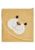 Sterntaler Kapuzenbadetuch 100x100 cm Löwe Leo mit 3D-Elementen