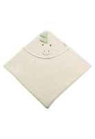 Sterntaler Kapuzenbadetuch 100x100cm Dino Rexi beige