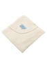 Sterntaler Kapuzenbadetuch 80x80cm Dino Rexi beige