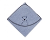 Sterntaler Kapuzenbadetuch Baylee blue 100x100