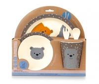 Sterntaler Kindergeschirrset mit Holzfaser Baylee