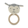 Sterntaler Strick-Spielfigur mit Greifring silber melange
