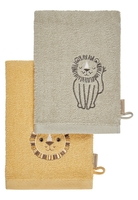 Sterntaler Waschlappen 2er Pack Löwe Leo