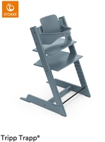 Stokke Hochstuhl Tripp Trapp Buche Fjord Blue inkl. Baby Set