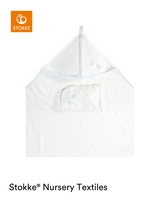 Stokke Hooded Towel Kapuzenbadetuch blue sea