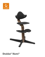 Stokke Nomi Chair Hochstuhl Walnut Schwarz