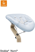 Stokke Nomi Newborn Set weiß mit Bezug grau/blau