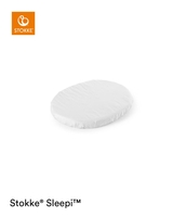 Stokke Sleepi Mini Spannbettlaken weiß Neu