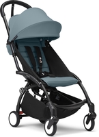 Stokke YOYO³ Kinderwagen - Gestell Schwarz / Aqua - Ab 6 Monaten