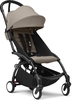 Stokke YOYO³ Kinderwagen - Gestell Schwarz / Taupe - Ab 6 Monaten