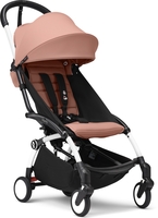 Stokke YOYO³ Kinderwagen - Gestell Weiß / Ginger - Ab 6 Monaten