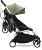 Stokke YOYO³ Kinderwagen - Gestell Weiß / Olive - Ab 6 Monaten