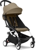 Stokke YOYO³ Kinderwagen - Gestell Weiß / Toffee - Ab 6 Monaten