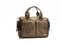 Storksak Sofia Taupe Wickeltasche - Leder