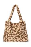 Studio Noos Leopard Ecru Teddy Mom-Bag
