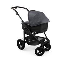 TFK mono 4 Kinderwagen-Set mit Luftrad-Set und Kombi-Einheit Premium Black
