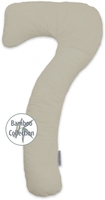 Theraline Bezug für das my7 Schlaf- und Stillkissen Dessin 146 Lehmgrau Bamboo Collection