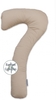 Theraline Bezug für das my7 Schlaf- und Stillkissen Dessin 166 Cappuccino Bamboo Collection