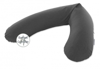 Theraline Extrabezug für Stillkissen Design 153 Melange anthrazit,  Bambus-Kollektion