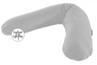 Theraline Extrabezug für Stillkissen Design 158 Grau,  Bambus-Kollektion