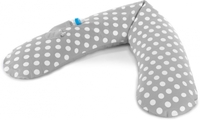 Theraline Stillkissen Original Mikroperlenfüllung Design 138 Indie Dots grau - Jeans Style Pockets